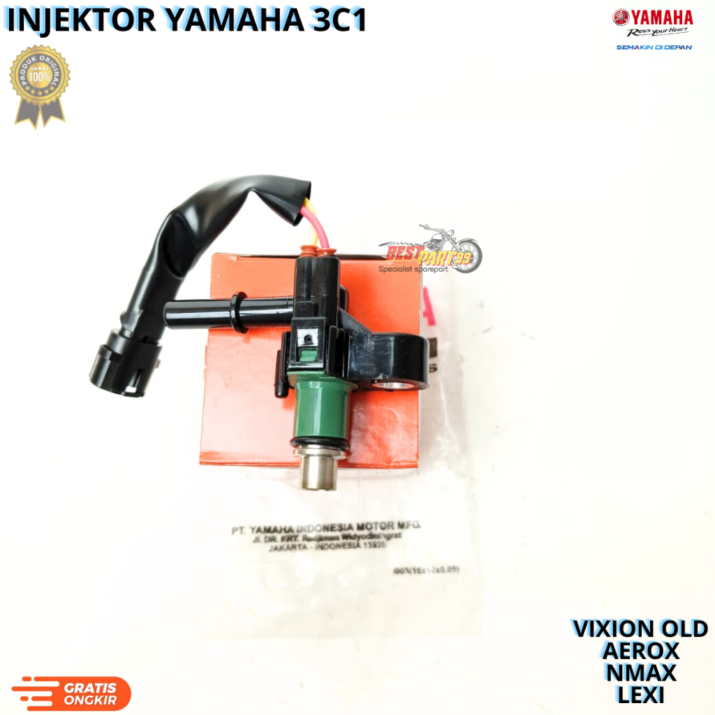 Injektor 3C1 yamaha  VIXION OLD, NMAX , AEROX, LEXI, .berkualitas original  asli ori  dan presisi