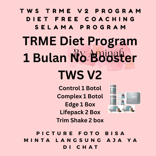 TRME Program Diet 1 Bulan Tanpa Booster Jumpstart Jumstart TWS V2