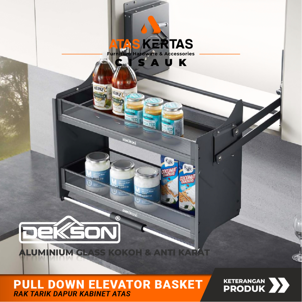 Elevator Rak Tarik Dapur Kitchen Set Dekkson