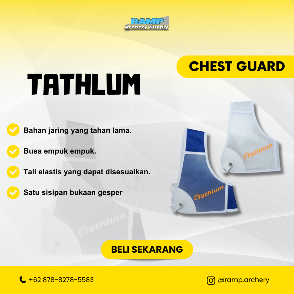 Chest Guard Tathlum | Pelindung Dada Panahan Anak Dewasa | Protector Dada Panahan