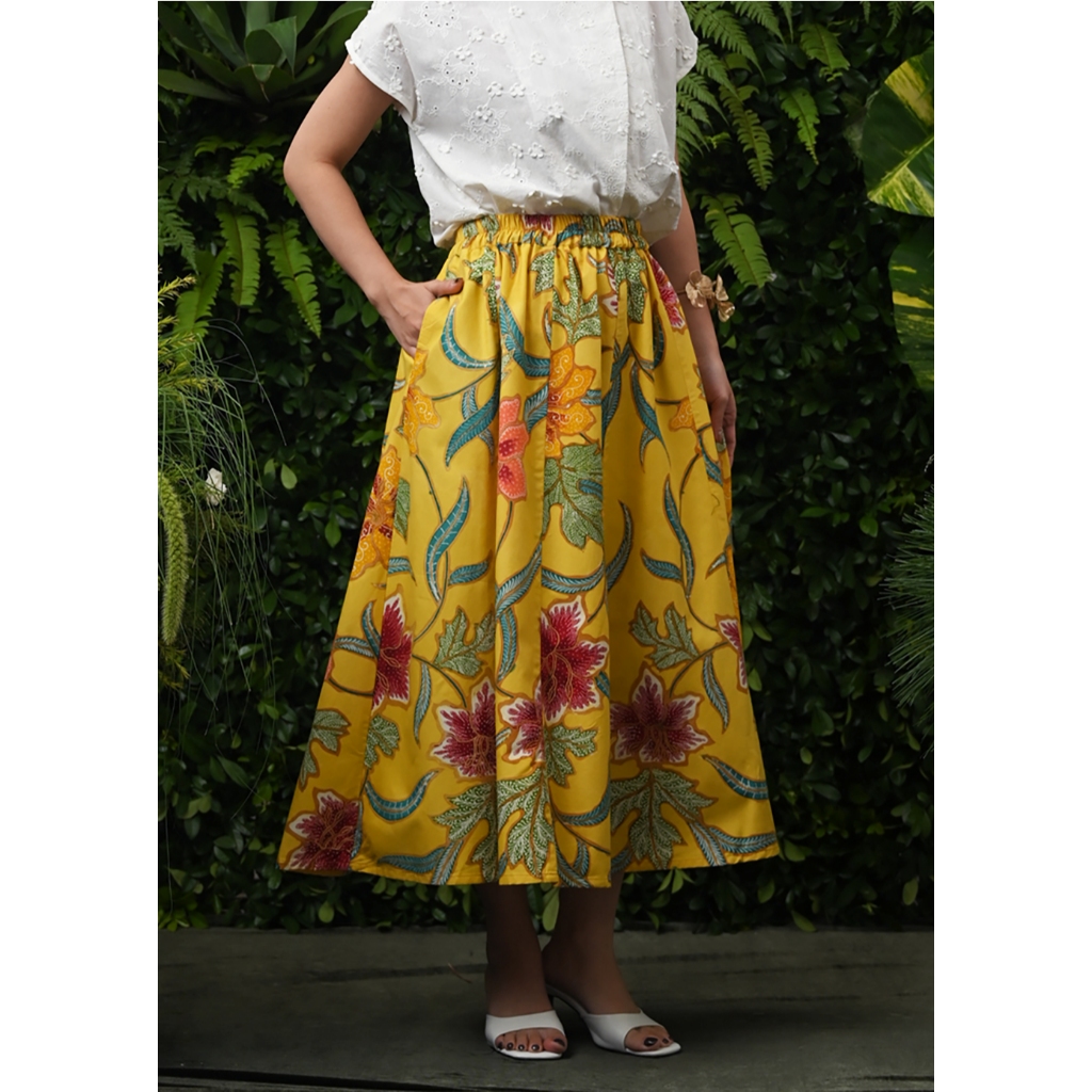 NONA RARA - Pias Encim P0585, Rok batik wanita modern