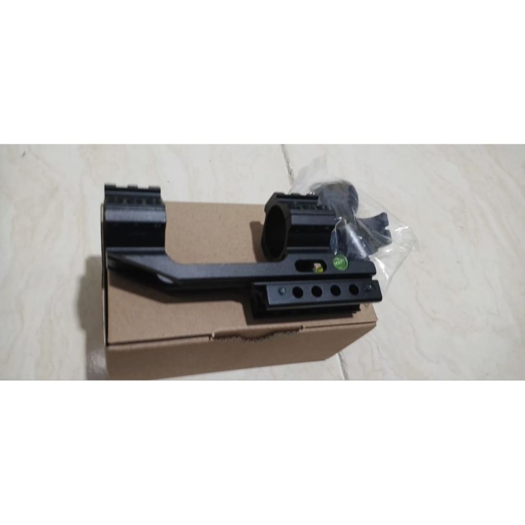 mounting telescope one piece rell 11 dan 22 tube 25 mm dan 30mm