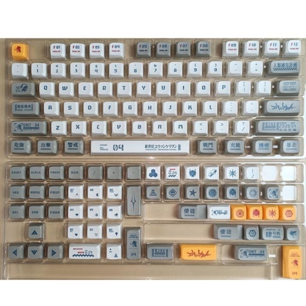 PBT Keycaps Evangelion 04