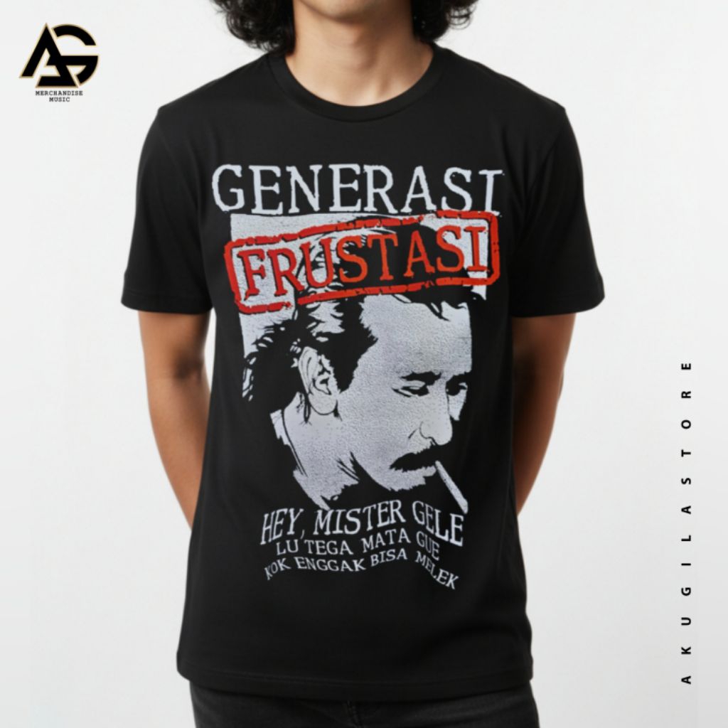 Iwan Fals - Generasi Frustasi - Fals Mania - Kaos Oi - Akugilastore
