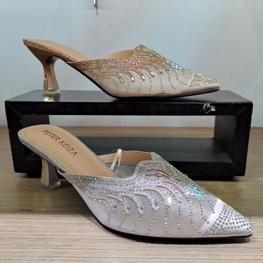 sepatu sandal bustong pesta wanita peter keiza