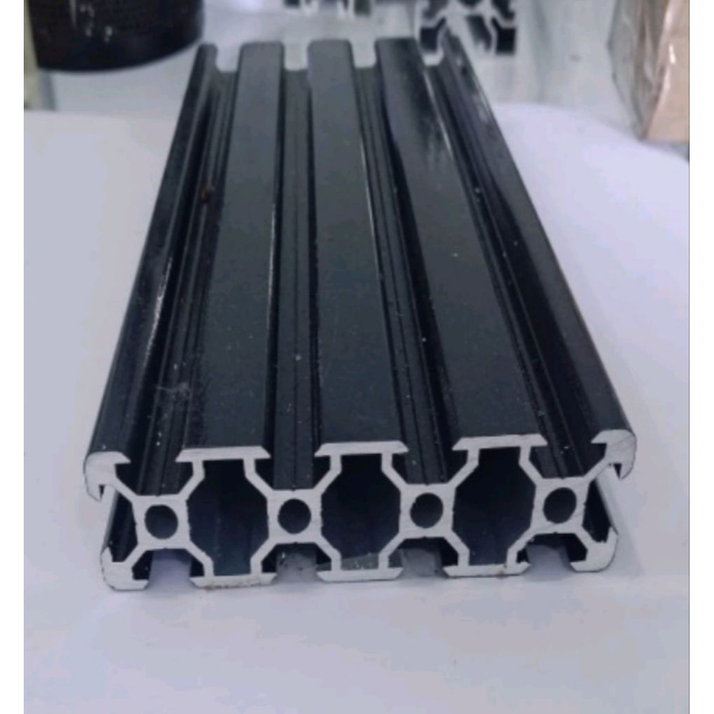 Alumunium Vslot 2080 Hitam/6 meter/1 btg