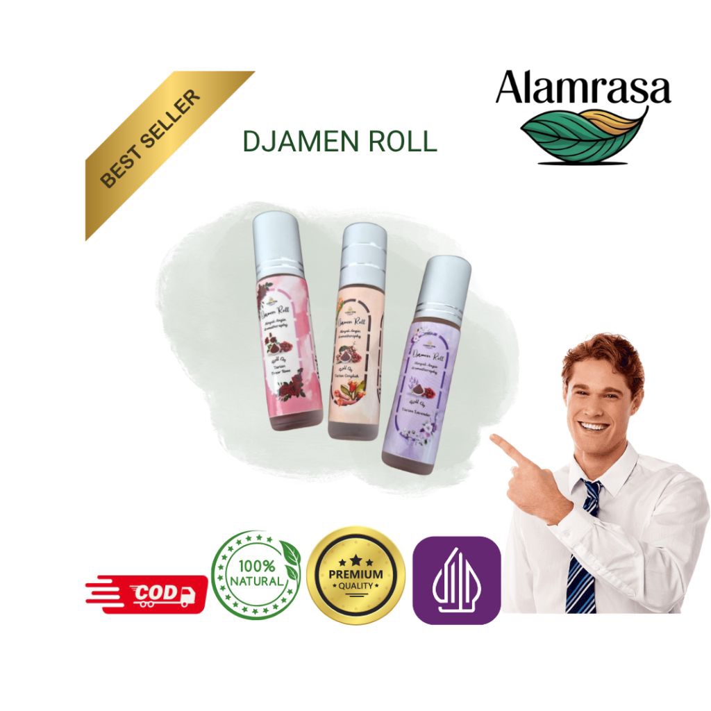 DJAMAS HERB I MINYAK ANGIN AROMATHERAPY ANGKAK I DJAMON ROLL ON AROMATHERAPY
