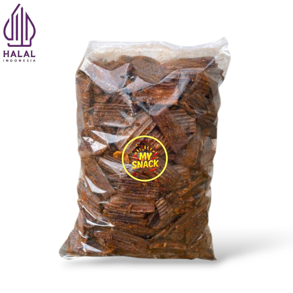 kerupuk jengkol pedas 1kg seblak kerupuk jengkol 500gram murah