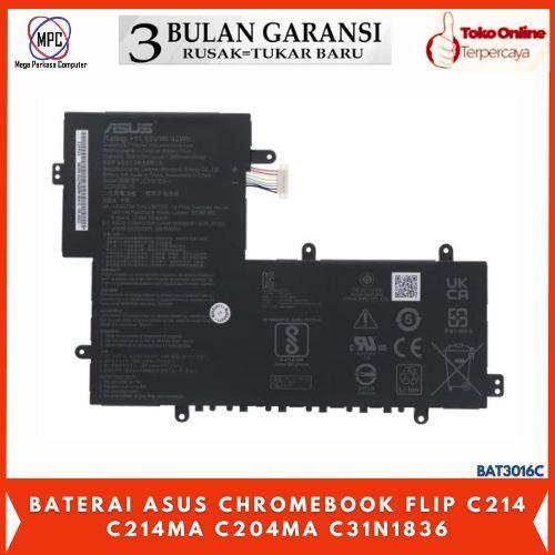 Baterai ASUS Chromebook Flip C214 C214MA C204MA