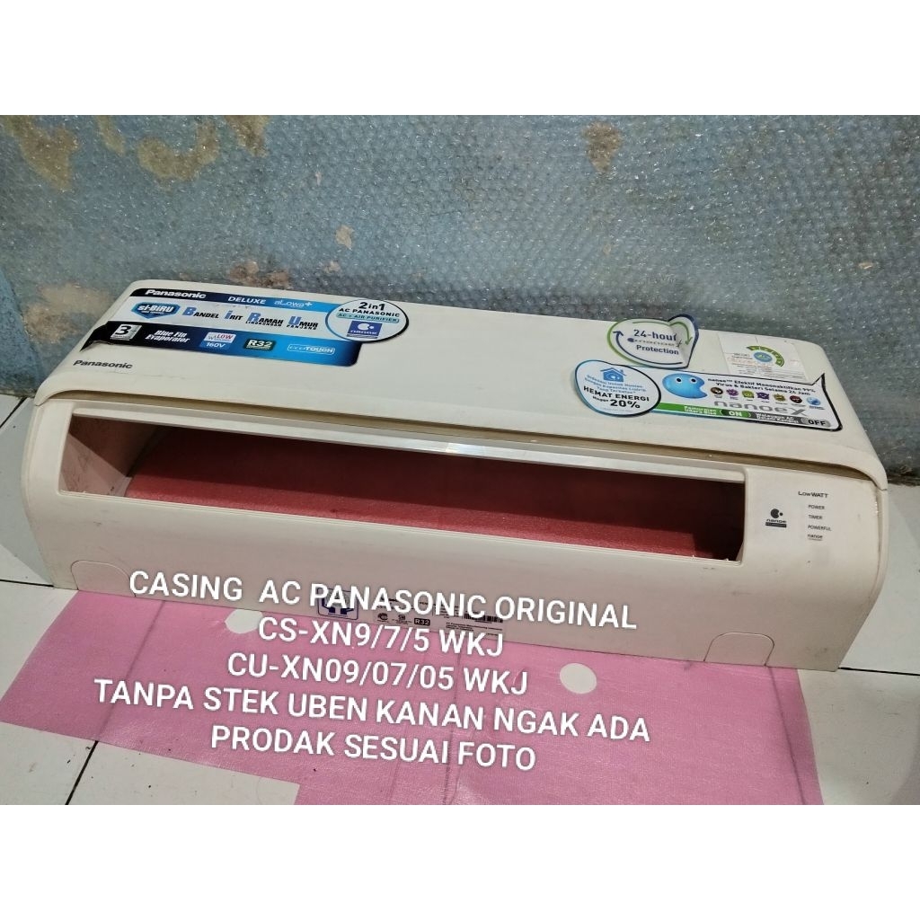 CASING INDOR AC PANASONIC ORIGINALCS-XN9/7/5 WKJCU-XN09/07/05 WKJ