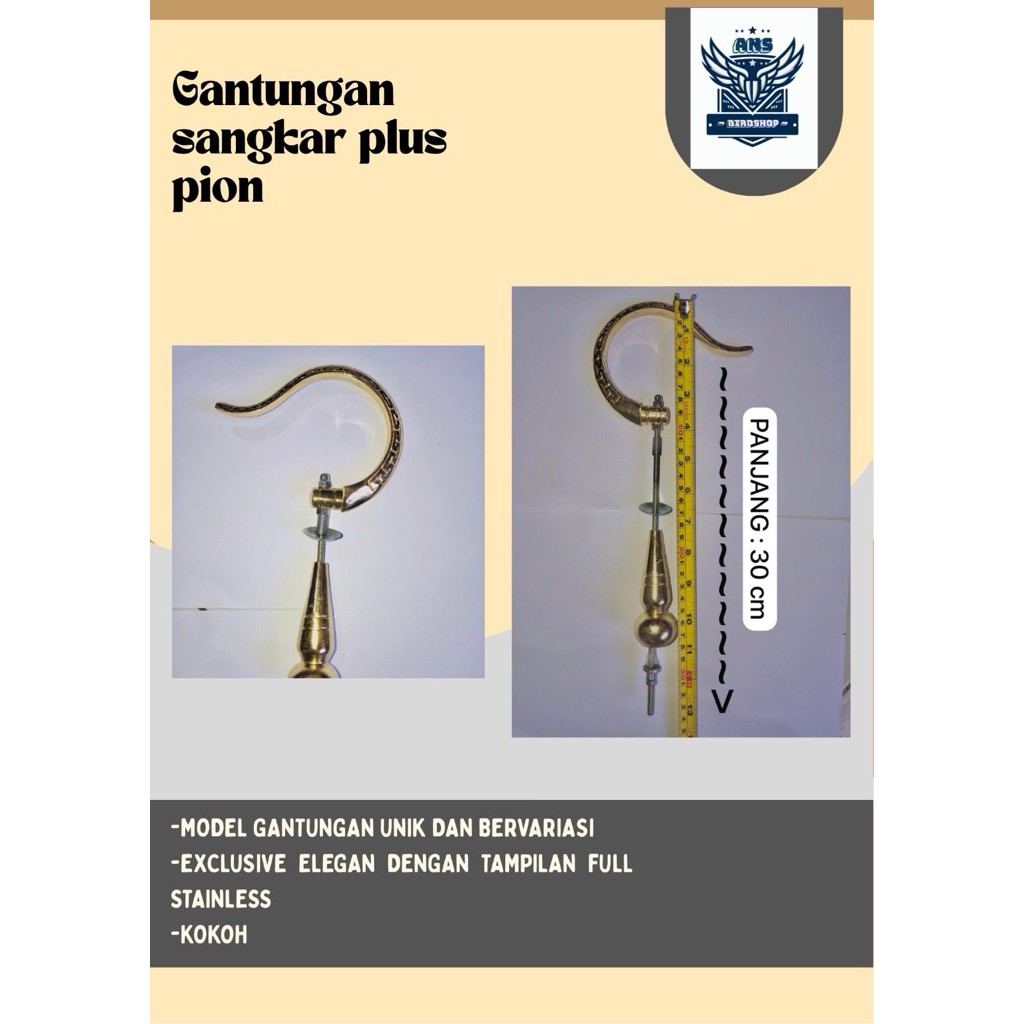 GANTUNGAN CUNGKOK GOLD