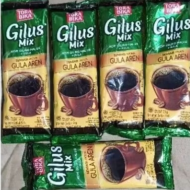 GILUX MIX TORA BIKA kopi giling halus + gula SENSAI gula aren  10 saset @23g