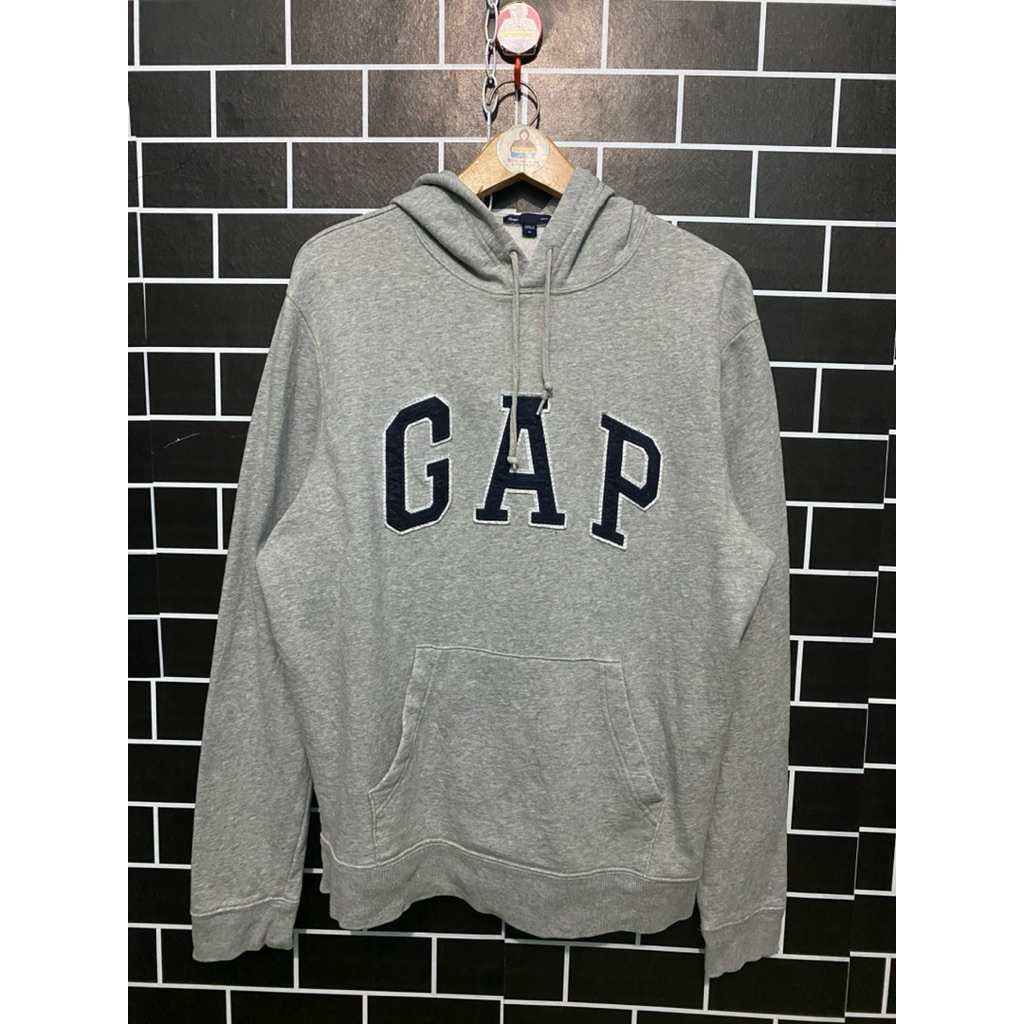hoodie GAP big logo grey