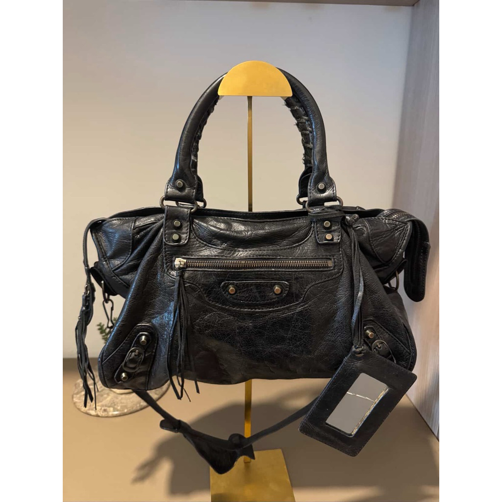 Balenciaga City Vintage Black (req kak yonesie)