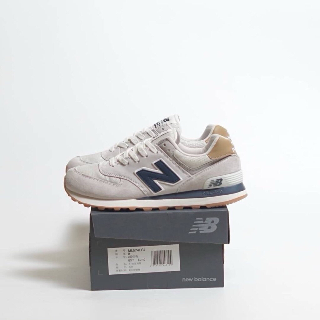TATI new balance 574 beige navy
