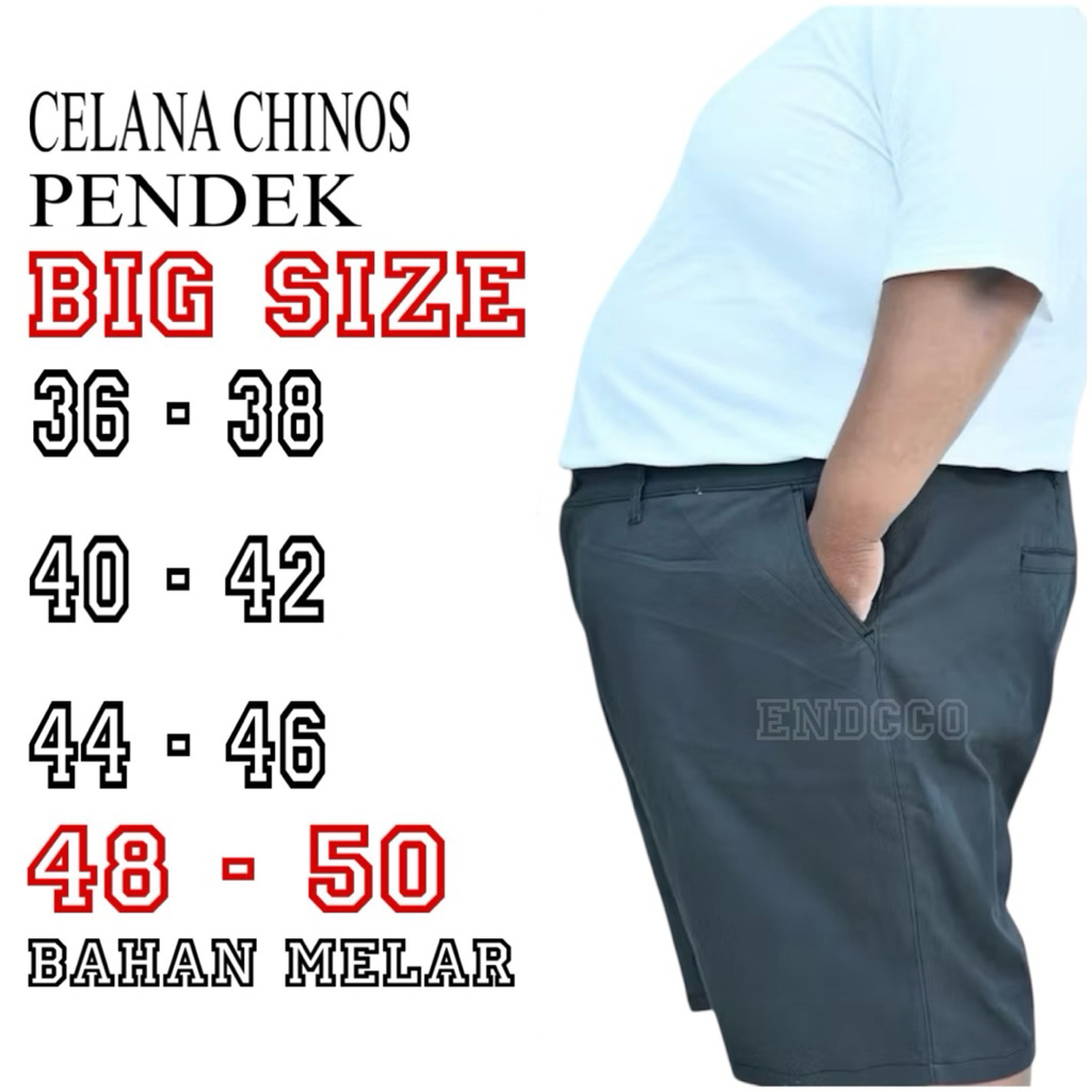 CHINOS JUMBO UK 36-50 / Celana Chinos Pendek Pria Jumbo Big Size - Celana Chinos Jumbo - Celana Chin