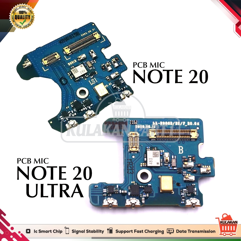 PAPAN PCB MIC SAMSUNG NOTE 20 PCB MICRPHONE BOARD MIC SAMSUNG NOTE 20 ULTRA ORI NEW WIH IC