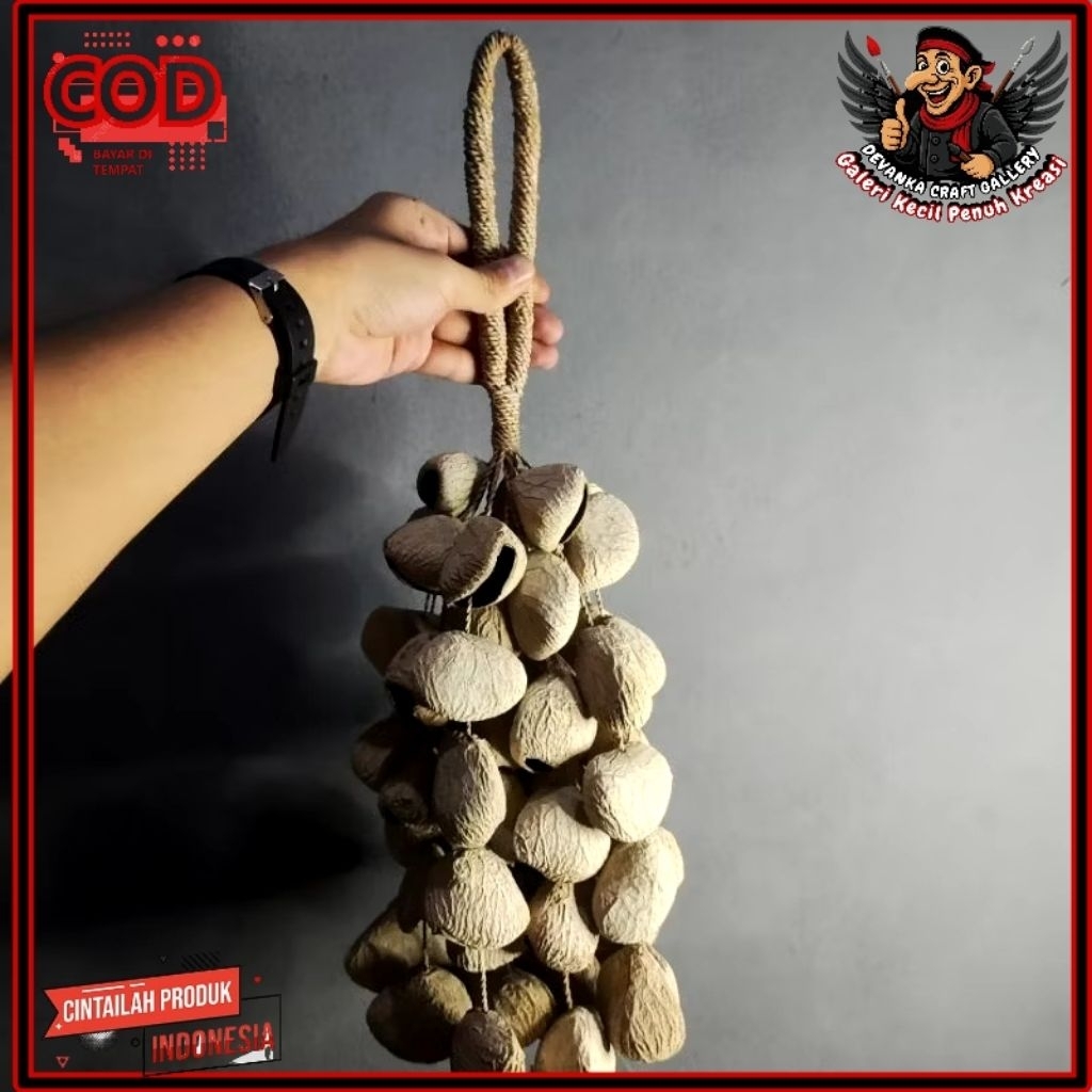 Marakas Kluwek Rencek Pangi – Alat Musik Unik Suara Air Natural Handshaker Etnik Nusantara