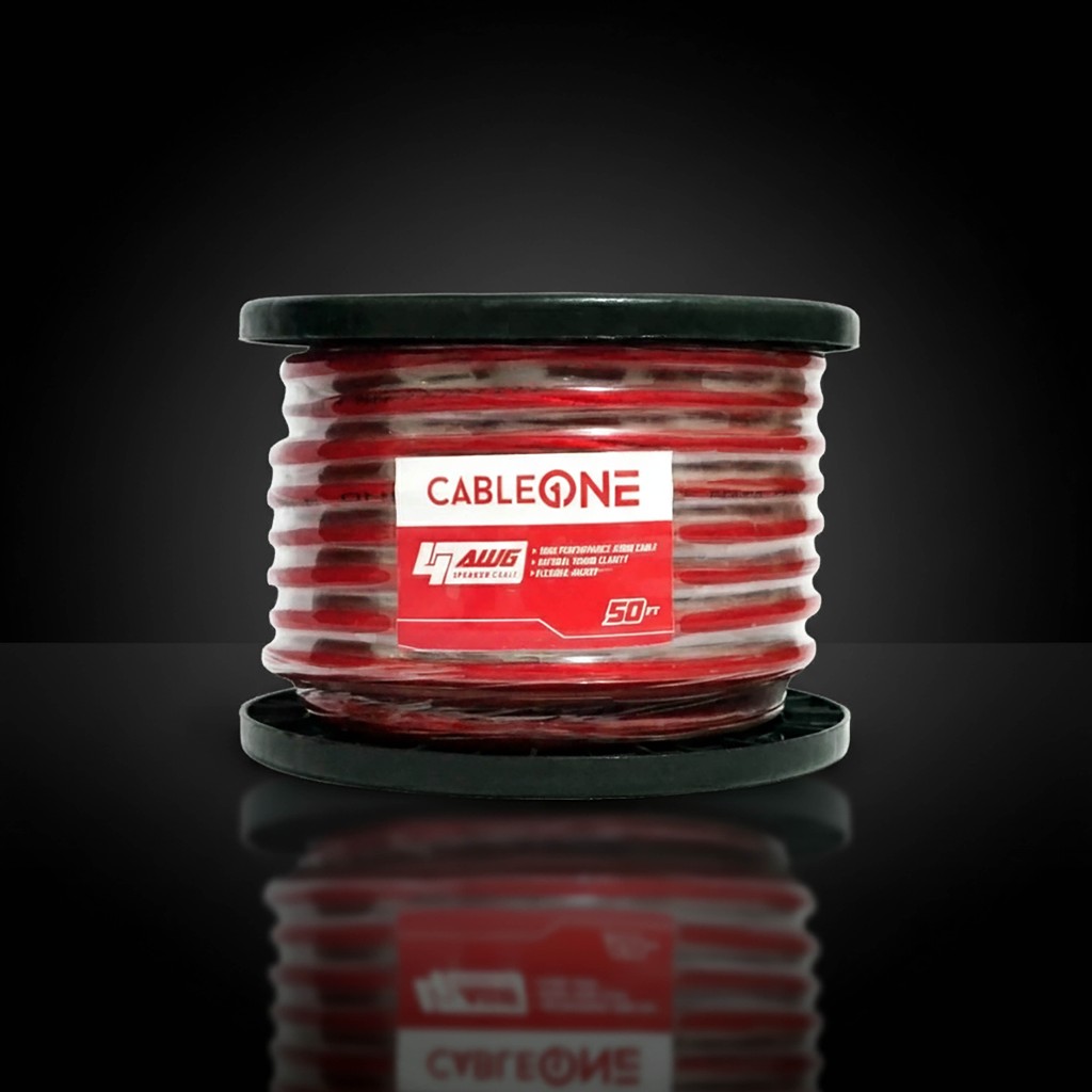 Kabel Strum Cable One Power Audio Mobil Ukuran AWG 4 Cable One Meteran