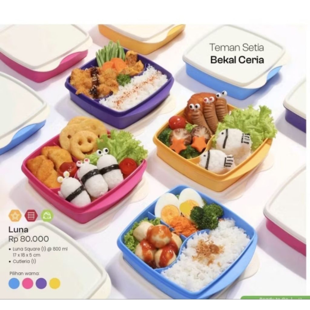 Moorlife Luna Lunch Box Kotak Bekal