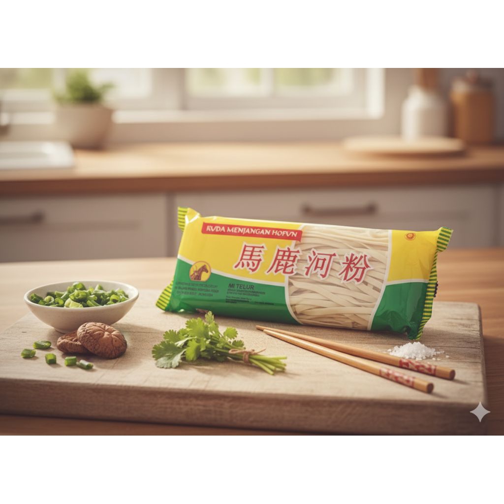 MENJANGAN KWETIAU MIE TELUR PIPIH -MIN BELI 10 PACKS