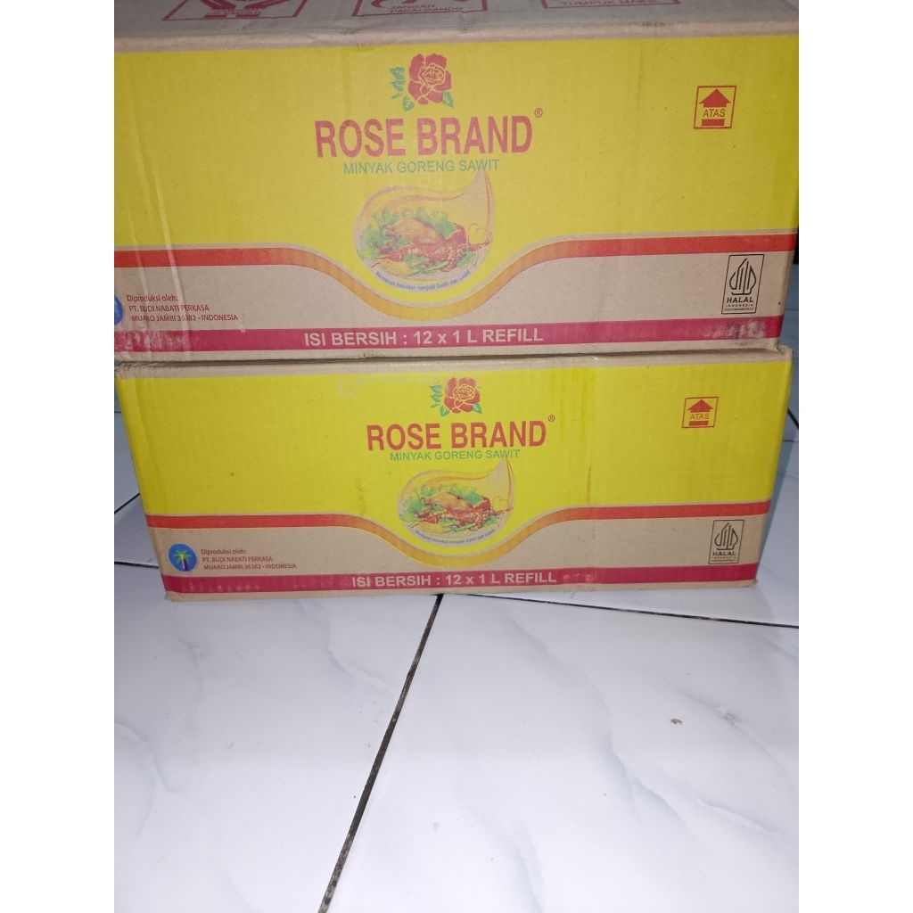 Minyak Goreng Rose Brand Dus 1 Liter – Minyak Makan Murah Rose Brand asli Dus 1 Liter