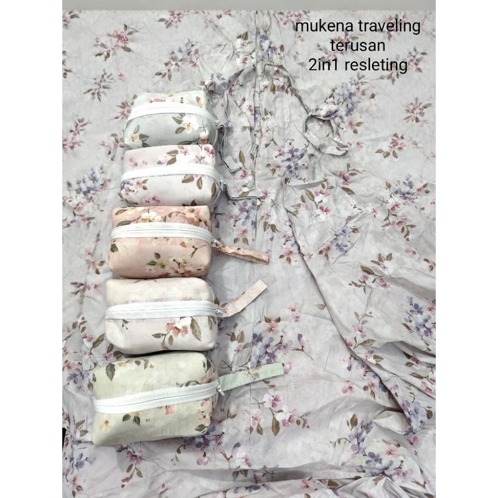 mukena traveling terusan