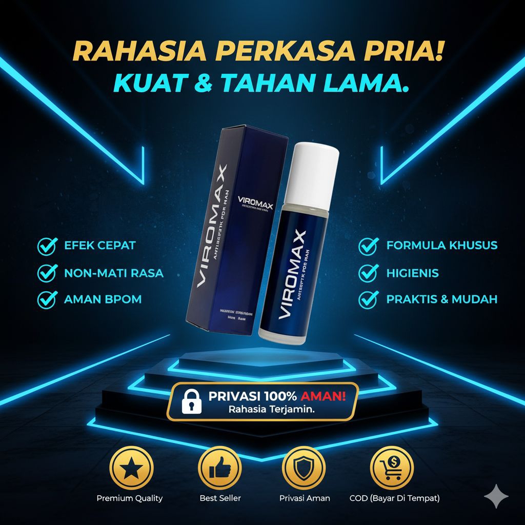 VIROMAX ROLL ON OLES TAHAN LAMA PRIA ANTI KEBAS TANPA EFEK SAMPING TERDAFTAR DI KEMENKES