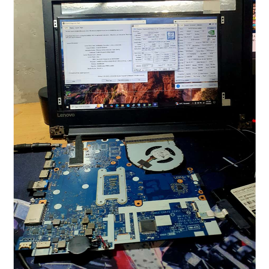 Motherboard Mobo Lenovo Ideapad 310 14isk ikb i5 gen6 Nvidia 920MX