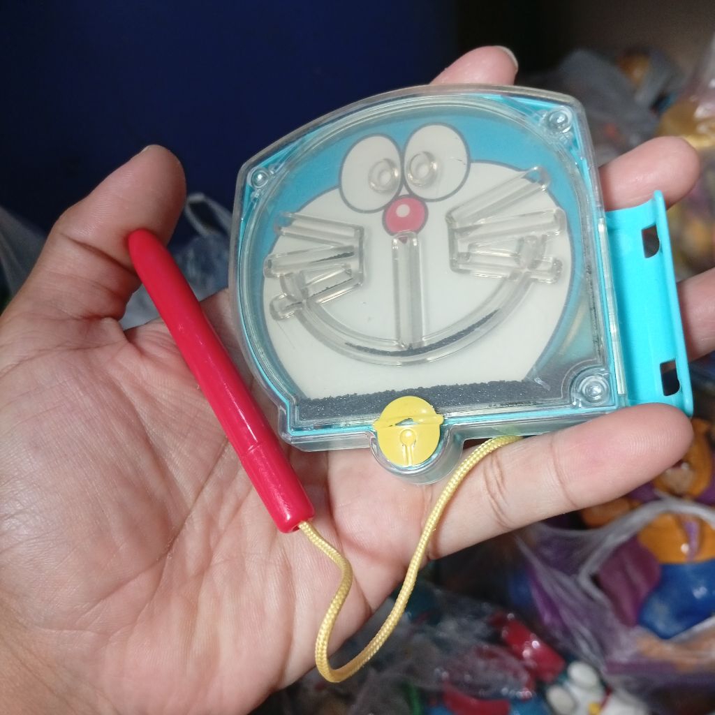 happy meal toys doraemon magnetic sand