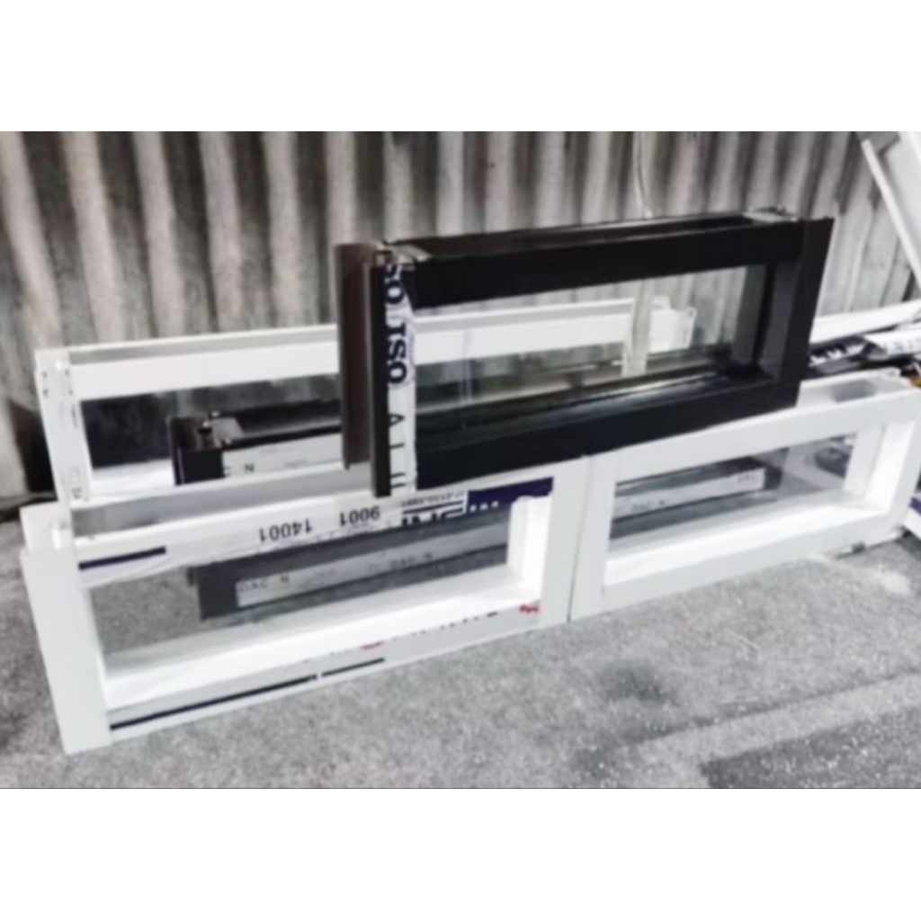 LOSTER ALUMINIUM/LOSTER KACA MATI BISA CUSTOM UKURAN & WARNA. FREE PACKING KAYU