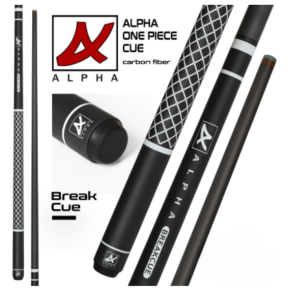 ALPHA CARBON 1 PIECE BREAK CUE / STICK BREAK BILLIARD