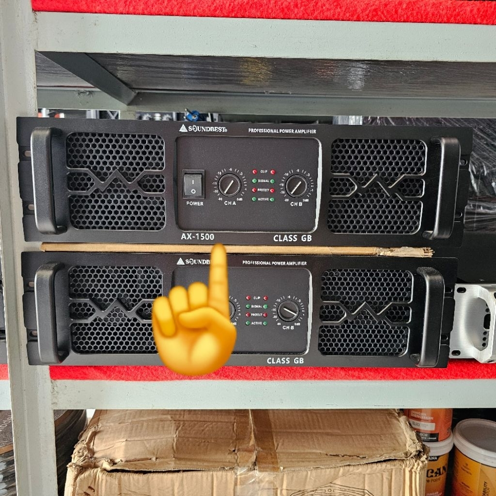 Power amplifier Soundbest AX1500 Subwoofer 4x1500 watt