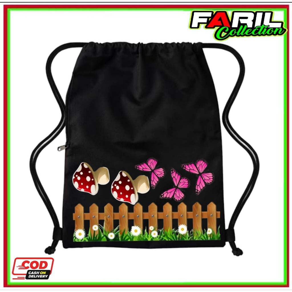 Tas Serut Tali String Bag Tas Pria Wanita Tas Serba Guna