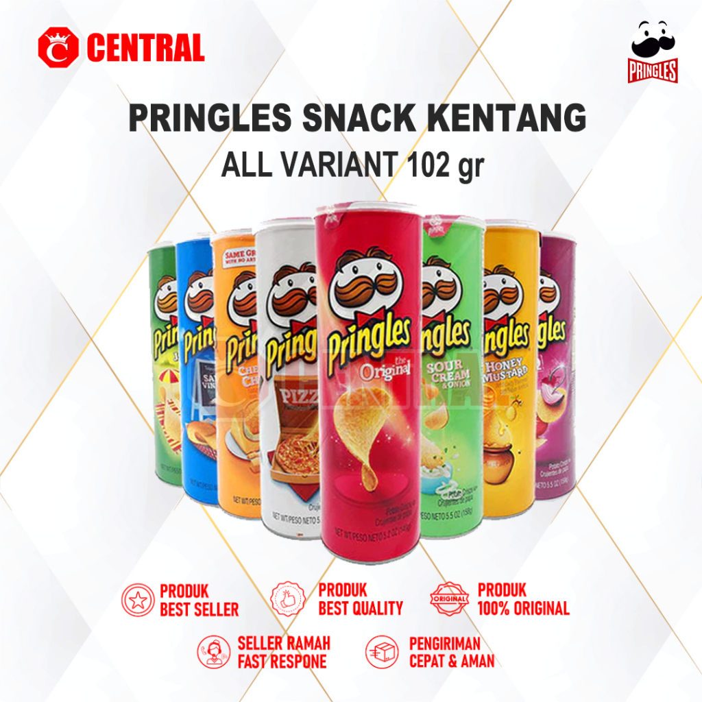 PRINGLES SNACK KENTANG 102GR