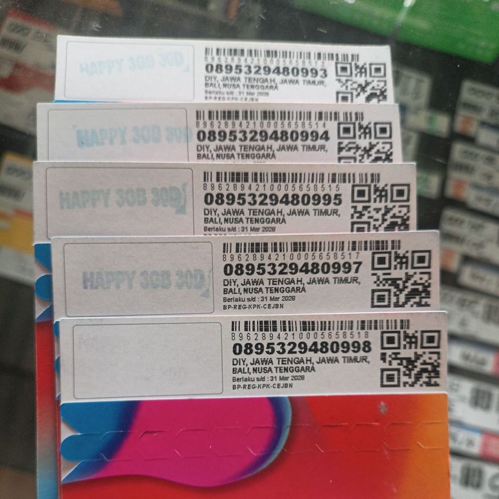 perdana couple promo murah tri/three/3 13 digit segel (nomor bs chat)