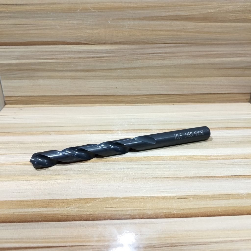 NACHI 10.5 mata bor besi 10.5mm bekas drill hss japan 10.5 mm mulus