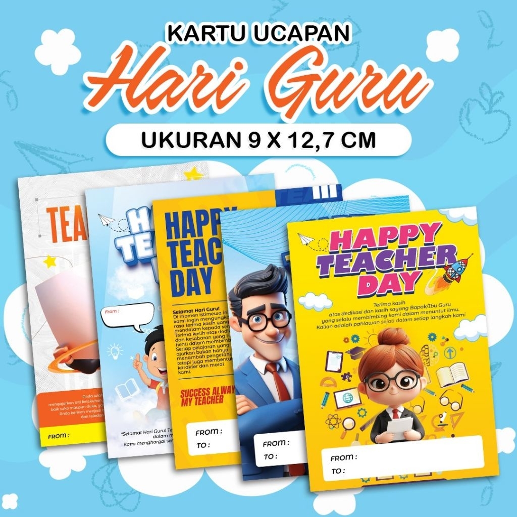Kartu Ucapan Hari Guru / Greeting Card Teachers' Day