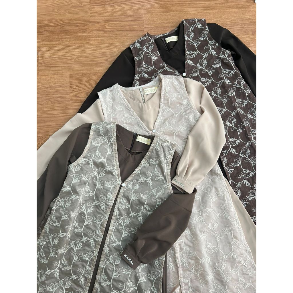 Zakizakia.Id | Yasmine Dress Anak untuk sarimbit hari raya