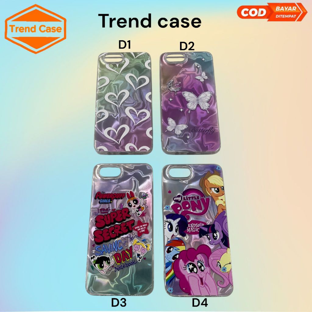 Case DIAMOND HP OPPO A3S/REALME C1 Hologram Waterry / Diamond Polos / Diamond Gambar / Soft Case / C