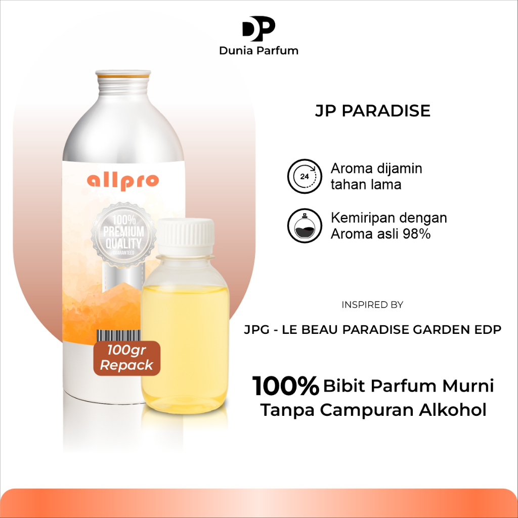 BIBIT PARFUM ALLPRO JP PARADISE INSPIRED BY JPG - LE BEAU PARADISE GARDEN EDP
