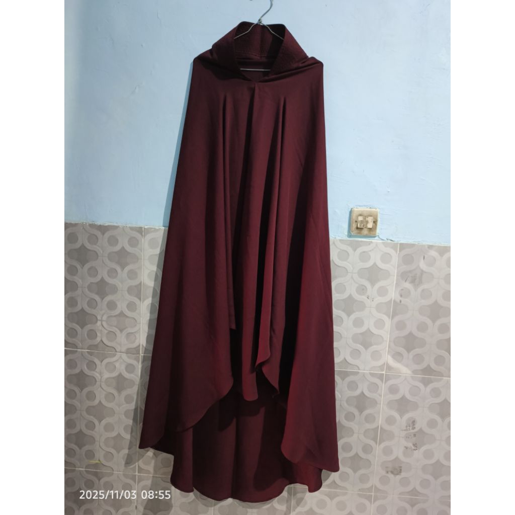 preloved khimar afifathin pad antem