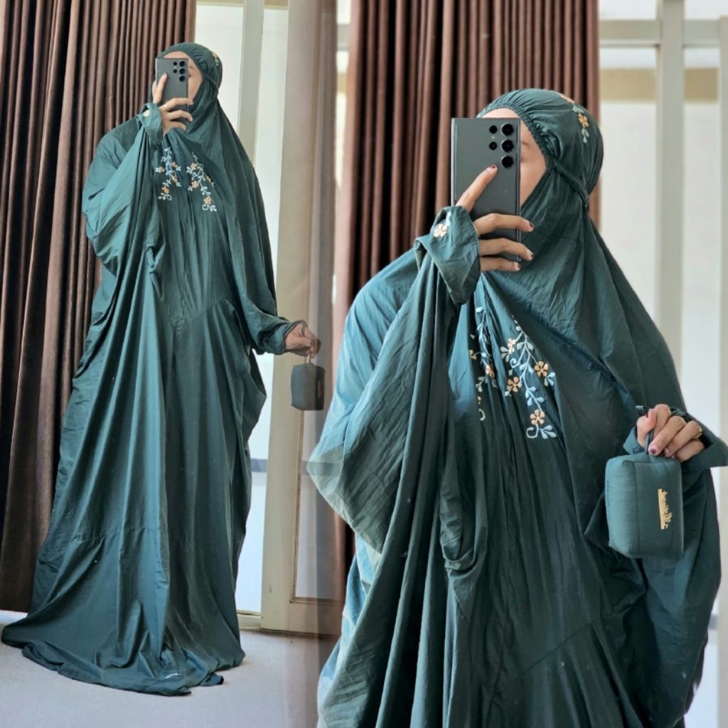 MUKENA TRAVELLING BORDIR BY. Al adawiyah collection
