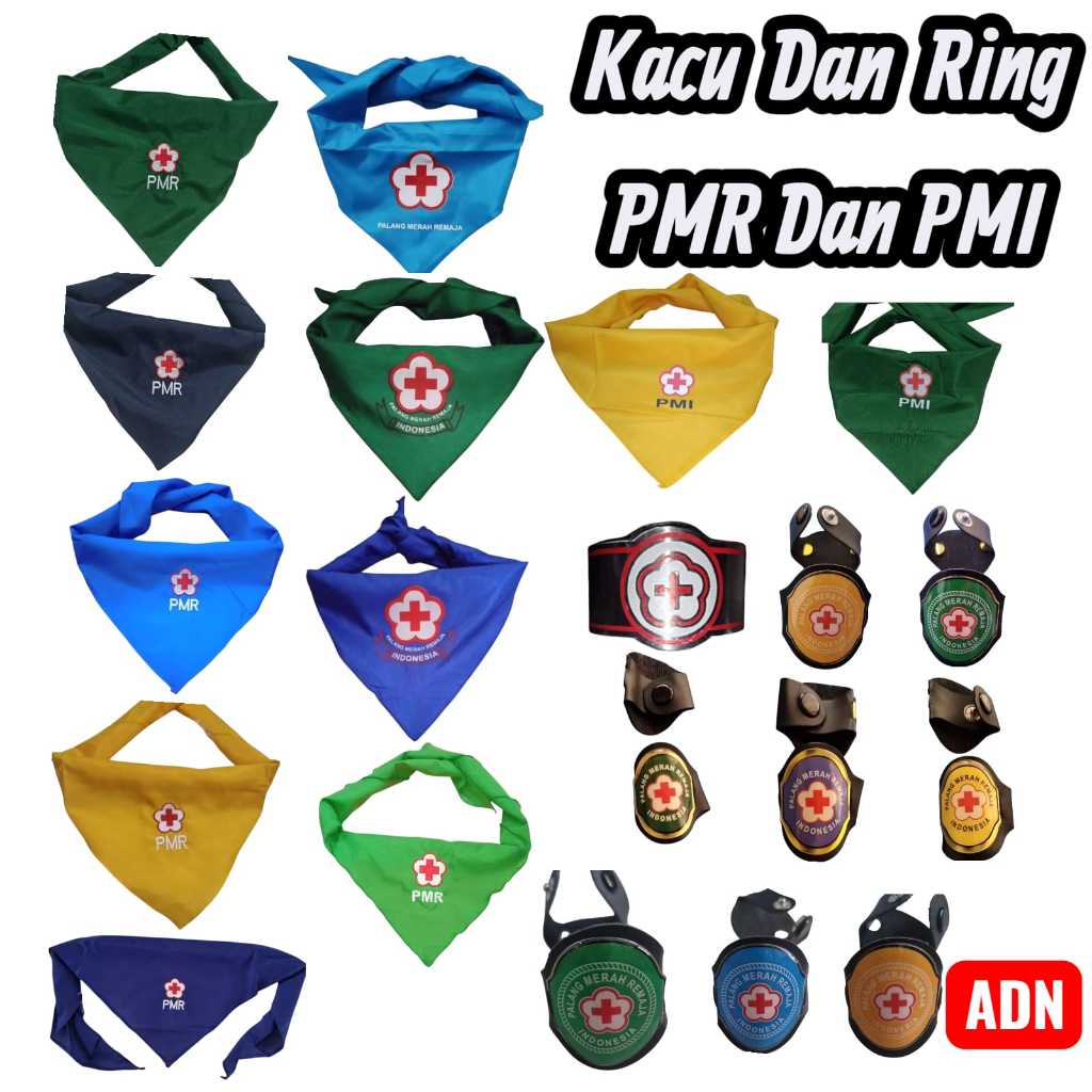 Kacu PMR | Dasi PMR | Syal PMI | Mitela PMR | Ring Dasi PMR | Perlengkapan PMR