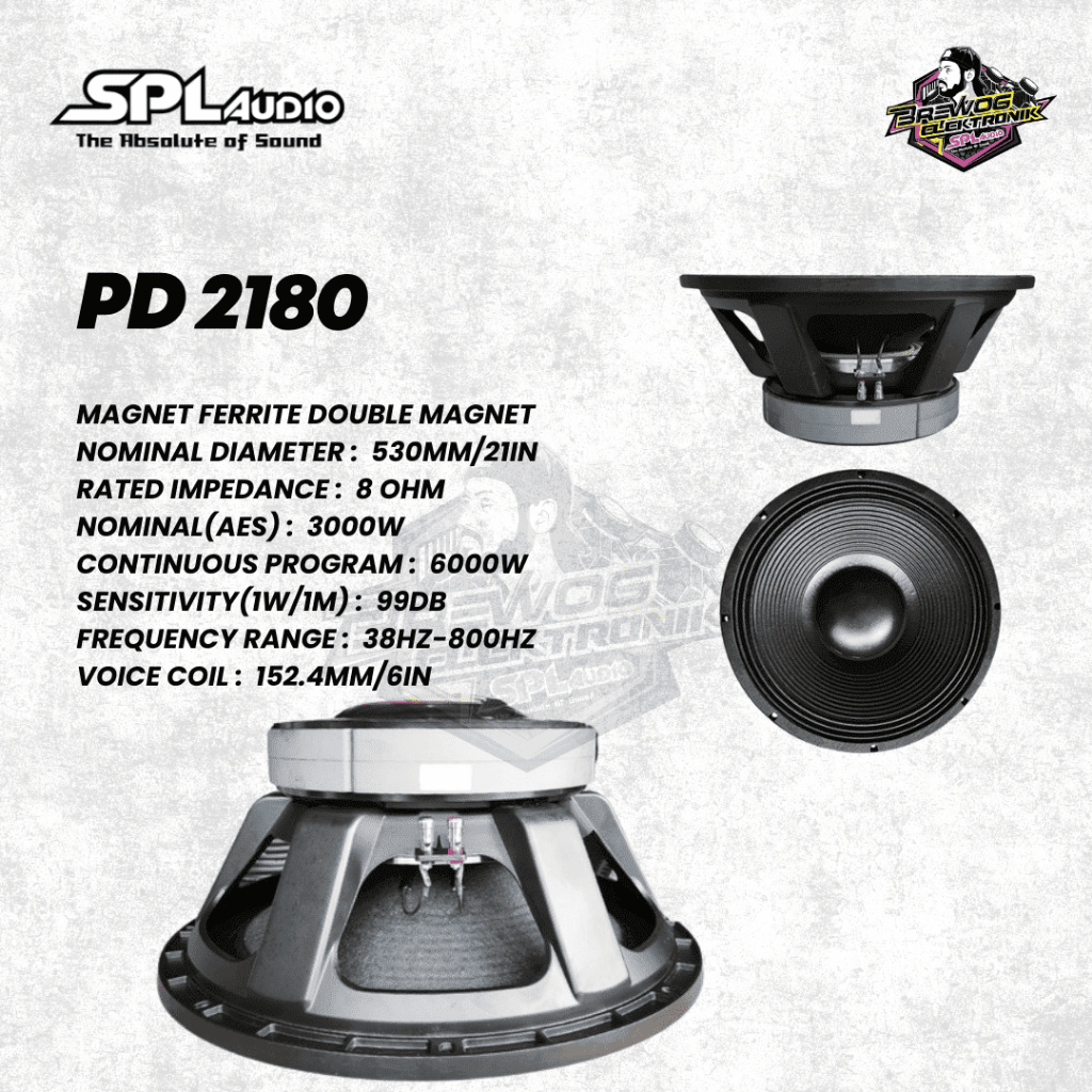 KOMPONEN SPEAKER SPL PD 2180