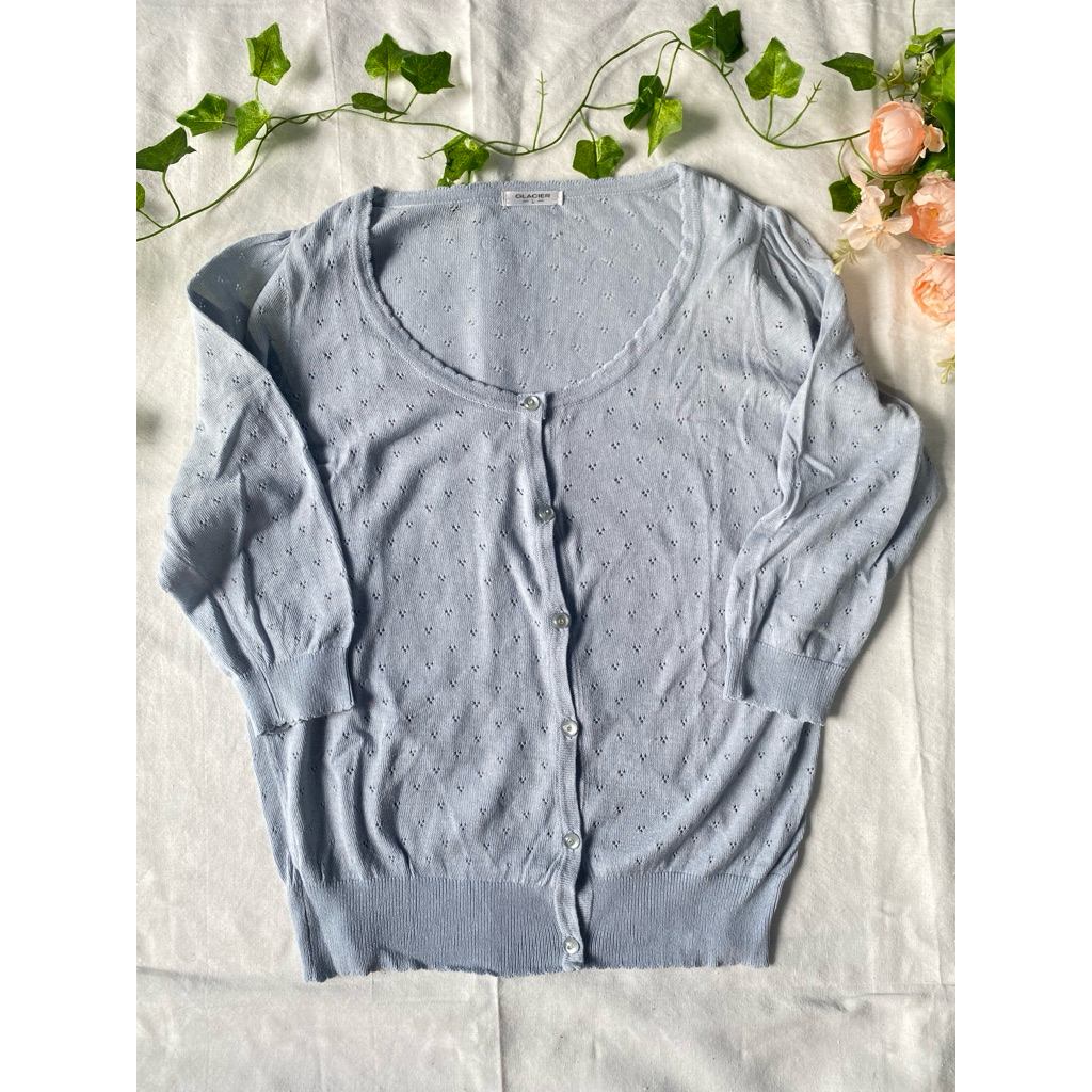 cardigan baby blue