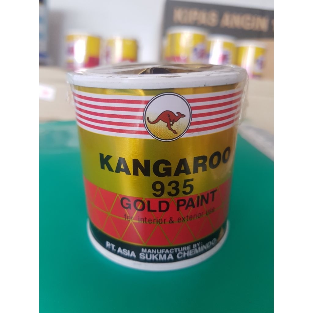 CAT WARNA EMAS KANGAROO 935/ CAT WARNA GOLD/ CAT TERALIS PAGAR