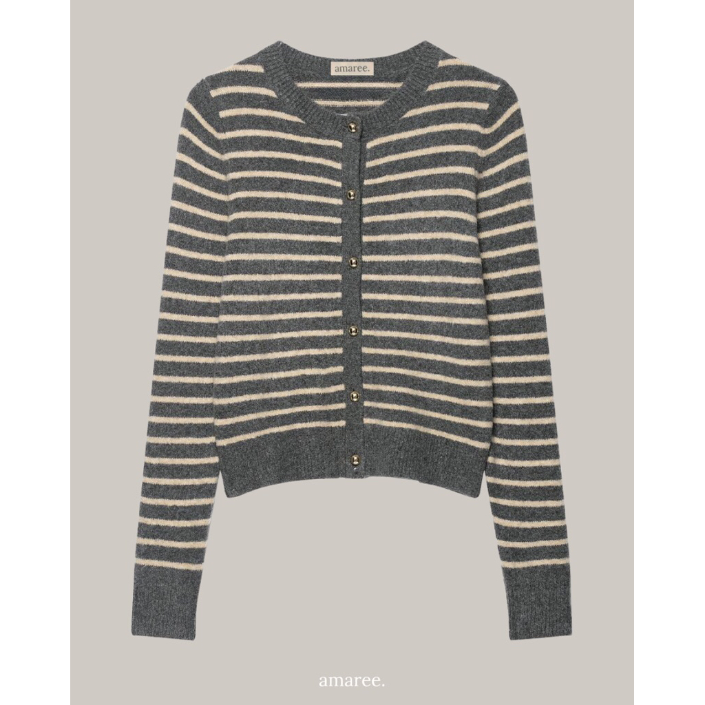 Sophie Stripe Cardigan / Cardigan wanita premium / Cardigan stripe premium / Stripe cardigan wanita