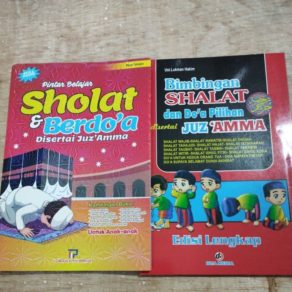 Buku Original Belajar Sholat Dan Doa Disertasi Juz Amma