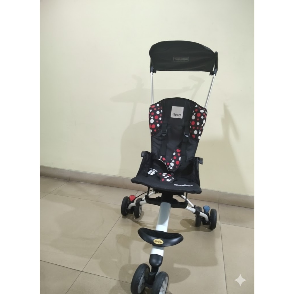 Stroller i-Sport by Chocolate Preloved Second – Kondisi Bagus Jarang Dipakai + Tas Case